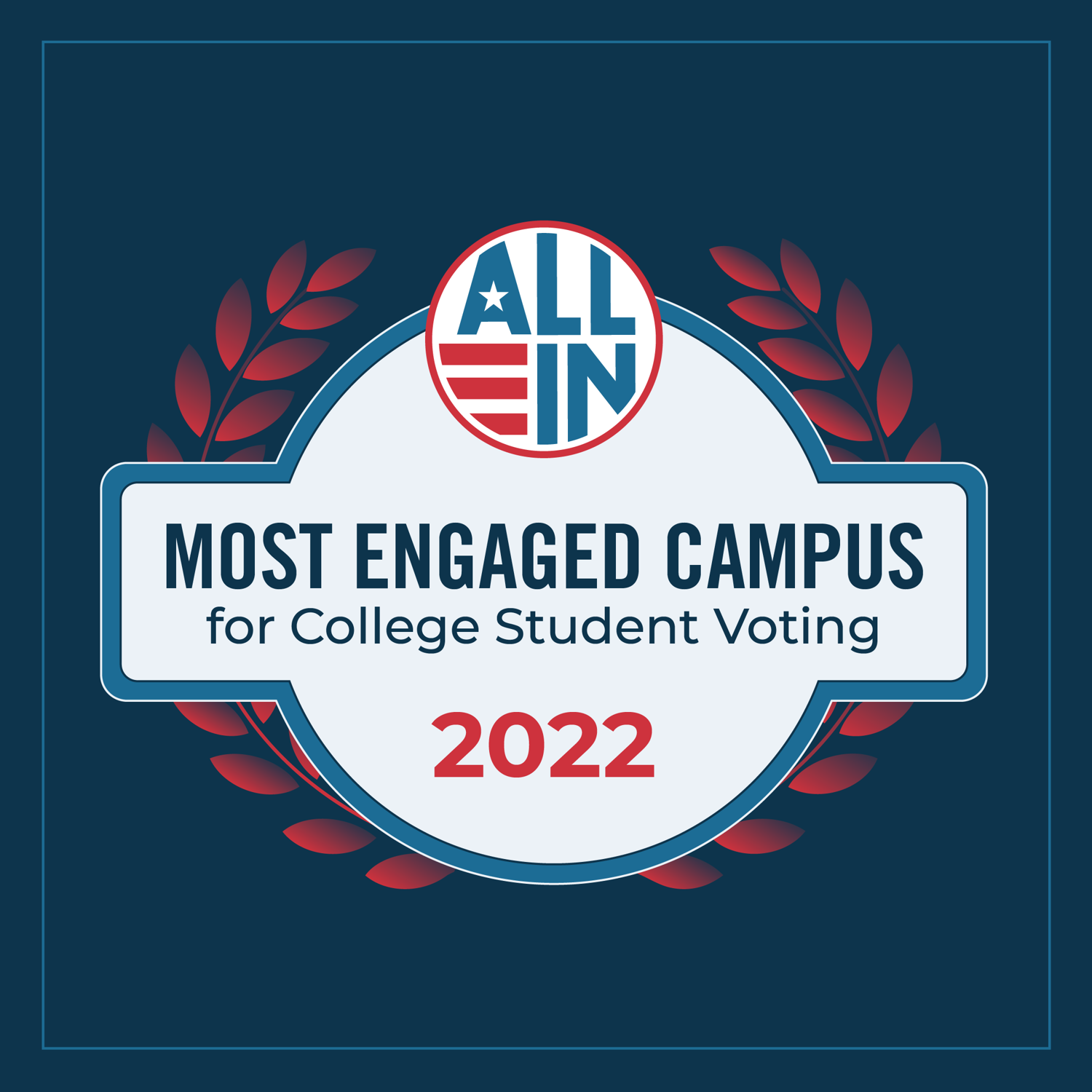 2022 Most Engaged Campus logo