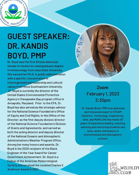 Informational Flyer with photo of Dr. Boyd